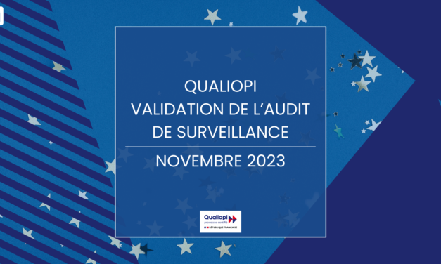 ACTUS – les organismes ayant validé leur audit de surveillance Qualiopi en novembre 2023